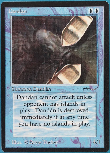 Dandan Arabian Nights NM Blue Common MAGIC GATHERING CARD (ID# 391487) ABUGames