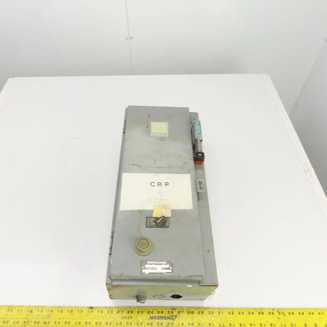 Square D Size 1 Combination Motor Starter 7-1/2-10HP 575V 120V Coil W/Disconnect