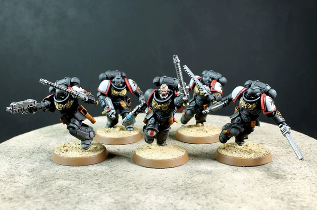 WARHAMMER 40K BLACK Templars Space Marine Primaris Assault Intercessors ...