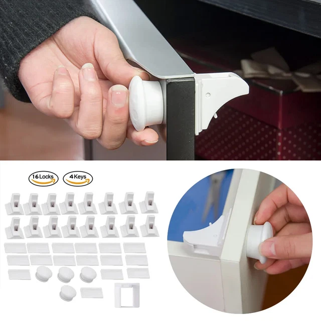 Baby Sicherheitsschloss unsichtbares Schloss Kinder Sicherheit Schubladenschloss Schranktür magnetisch