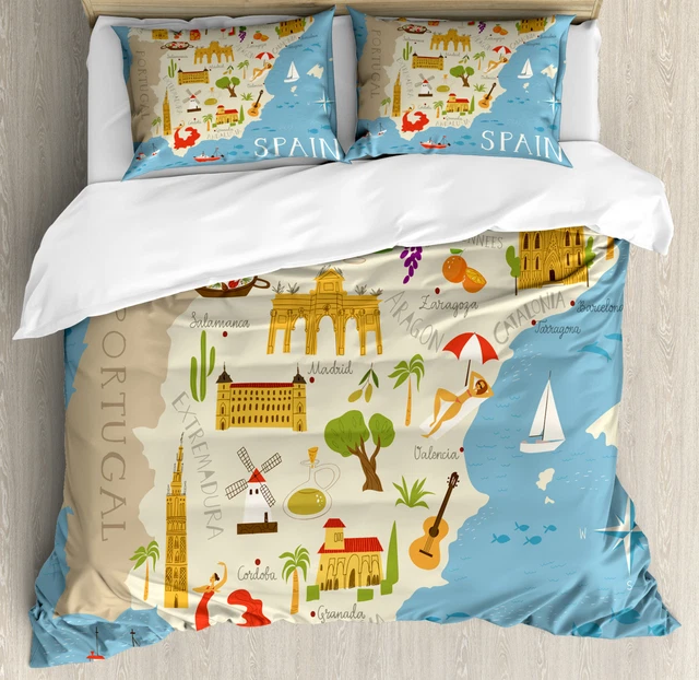 ABAKUHAUS Italie Tablier, Carte Avec Les Lieux Touristiques