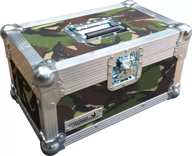 7" Single 200 Swan Flight Case Vinyl Record Box (Camouflage Material)