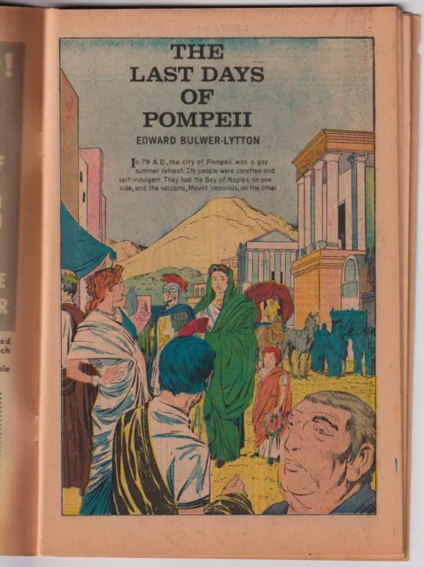 Classics  Illustrated  1970    #35  The Last Days of Pompeii      F- VF 2