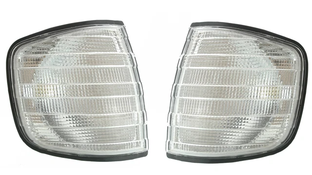 Set frecce anteriori per Mercedes Classe S W126 berlina bianco frecce bianche