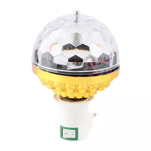 E27 6W DOUBLE tête LED boule scène RGB ampoule rotative lampe KTV DJ Disco  EUR 12,44 - PicClick FR