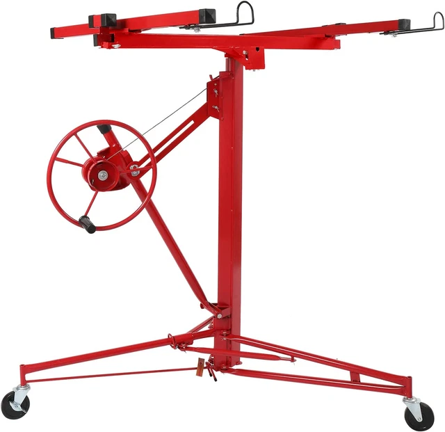 16 FT Drywall Lift Panel Rolling Hoist Jack Lifter Sheetrock, Drywall Lifting Co