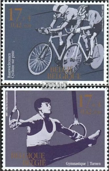 Belgique 3062-3063 (complète.Edition.) neuf avec gomme originale 2001 Sports