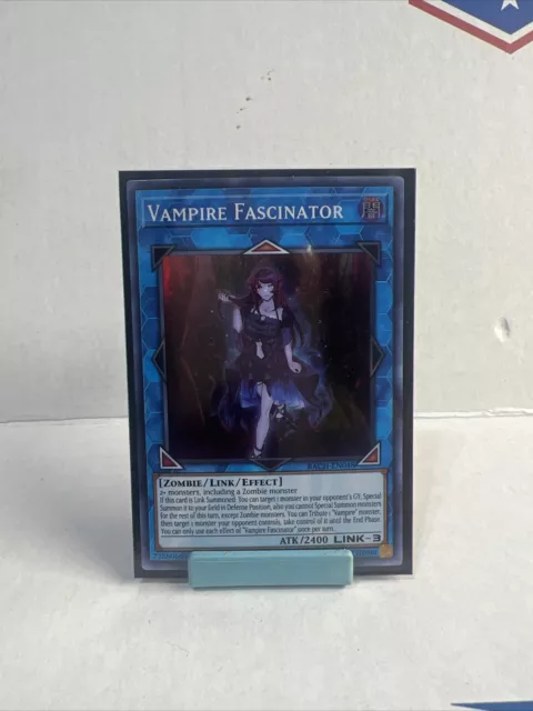 YuGiOh Vampire Fascinator BACH-EN048 1st Edition Super Rare Konami