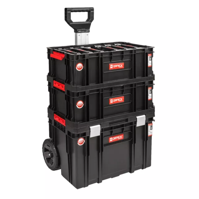 Set Qbrick: 1 x Box Two Cart + 2 x Two Box 200 12 x Organizador Multi Profi