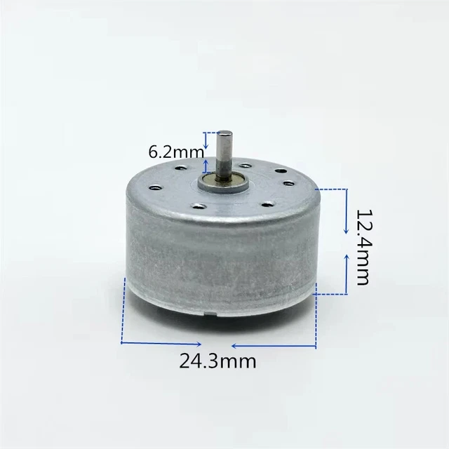 Sankuai 2pcs / Short Shaft 300 Elektro-RF-300CA Solarmotor 3-6V Silent-Niederdruck starten