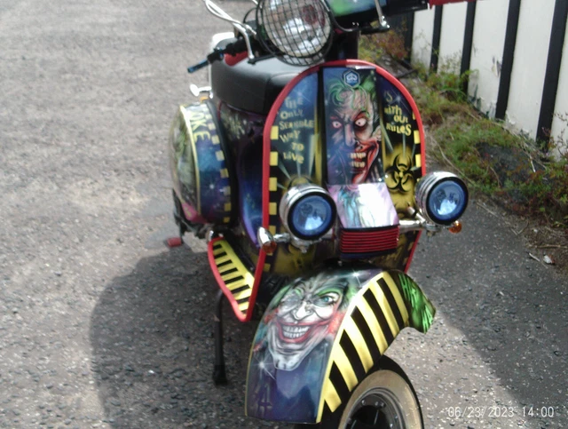 CUSTOM VESPA PX125 not t5/lml possible deivery PicClick UK