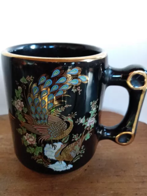 Vintage Mug Handmade in Greece-24karay gold