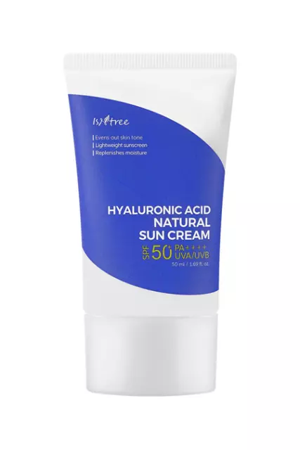 Protector solar natural ácido hialurónico Isntree FPS50+, 50 ml