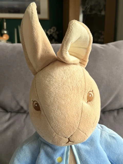 Peter Rappig GIANT PETER RABBIT Plush Soft Toy Rainbow Design, 23'' Beatrix Potter ...