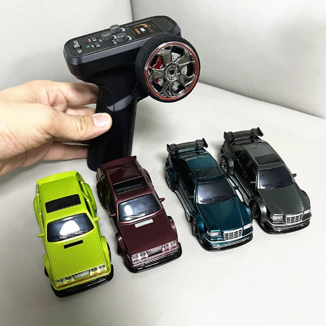 ToucanRC 1/43 Scale RTR 4WD Drift Race Car - Mini Model With Lights - US Stock