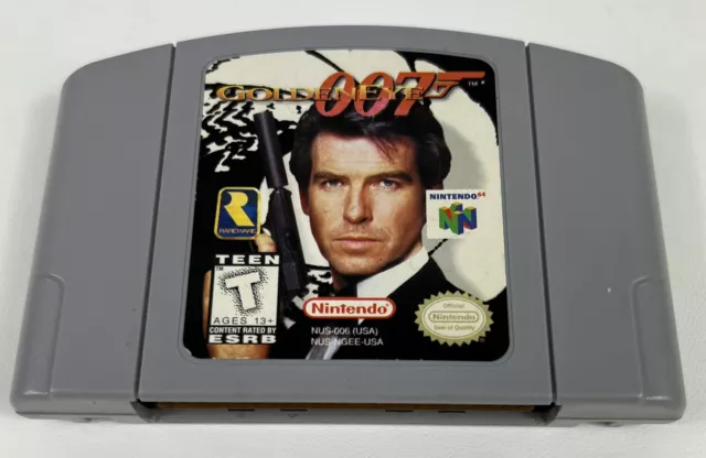 007 Goldeneye James Bond Game for Nintendo 64 N64 *AUTHENTIC* *CLEANED* *TESTED*