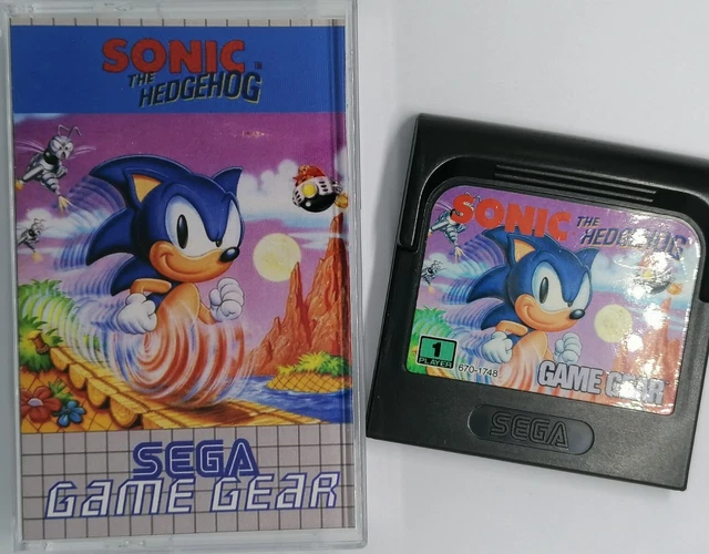 SEGA GAME GEAR - Sonic the Hedgehog - Cartridge and Custom Box £9.69 ...