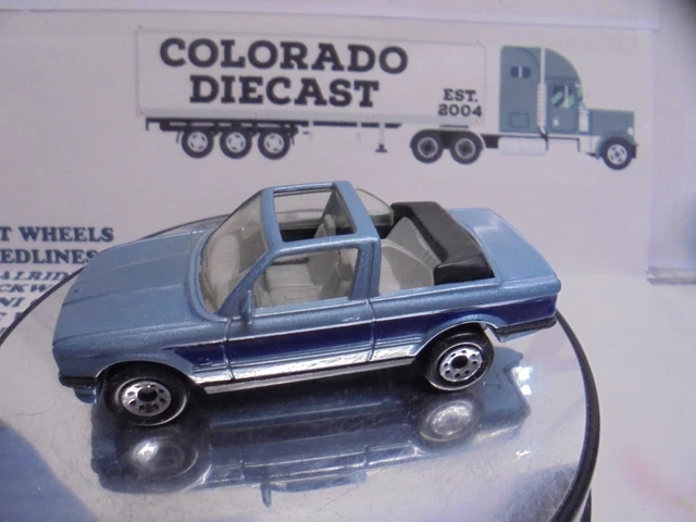 Loose Matchbox Blue BMW 323i Cabriolet