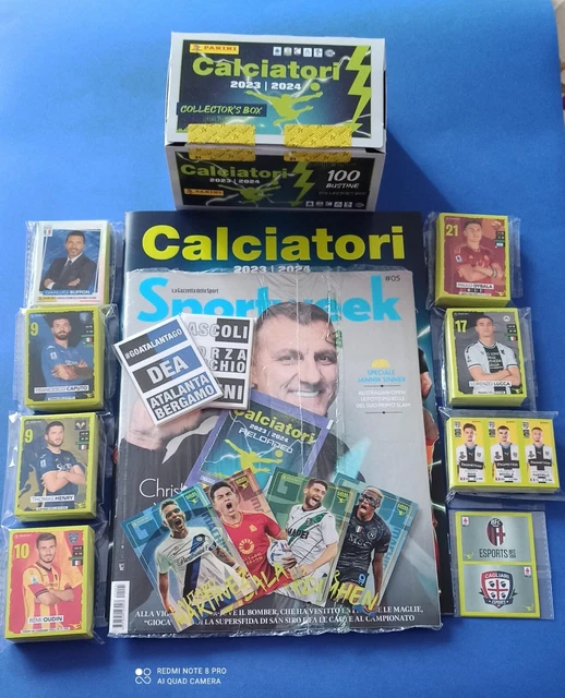 Calciatori Panini 2023-2024 - Cofanetto Con Album Cartonato E 5 Bustine Figurine - Foto 10