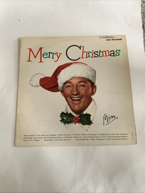 BING CROSBY MERRY CHRISTMAS DECCA SDL10062 Japan FLIPBACK