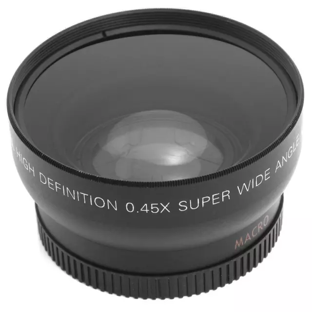 52MM 0.45x Fisheye Weitwinkel Makro-Objektiv für Nikon D3200 D3100 D5100 D7000 2