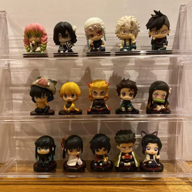 Demon Slayer Kimetsu no Yaiba SUWARASETAI 1.2.3 Figure Complete set Capsule
