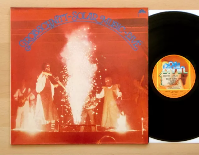 Grobschnitt - Solar Music - Live 1978 LP GER Brain 0060.139 Gatefold Krautrock