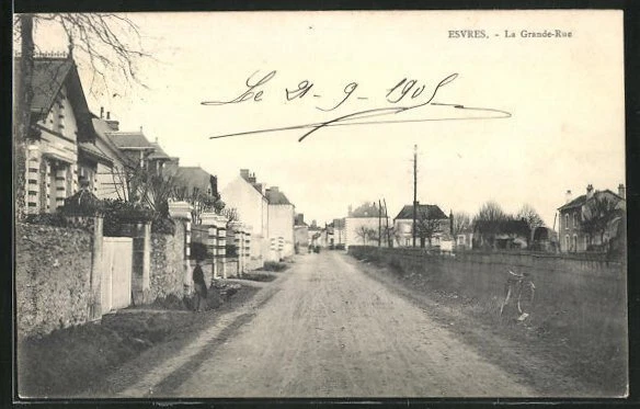 CPA Esvres, La Grande-Rue 1905