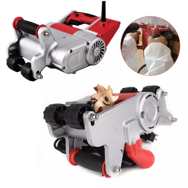 Electric Floor Wall Chaser Groove Concrete Cutting Slotting Machine Handheld New