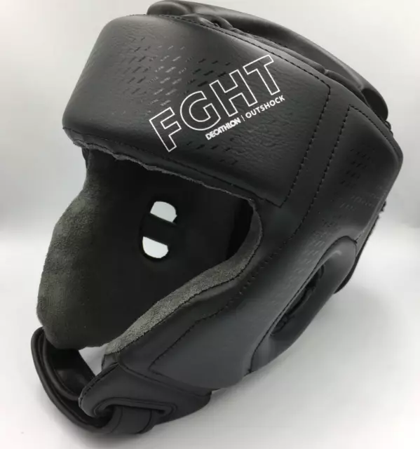 DECATHLON - Casque de boxe adulte ouvert noir OUTSHOCK Taille M - Très bon état