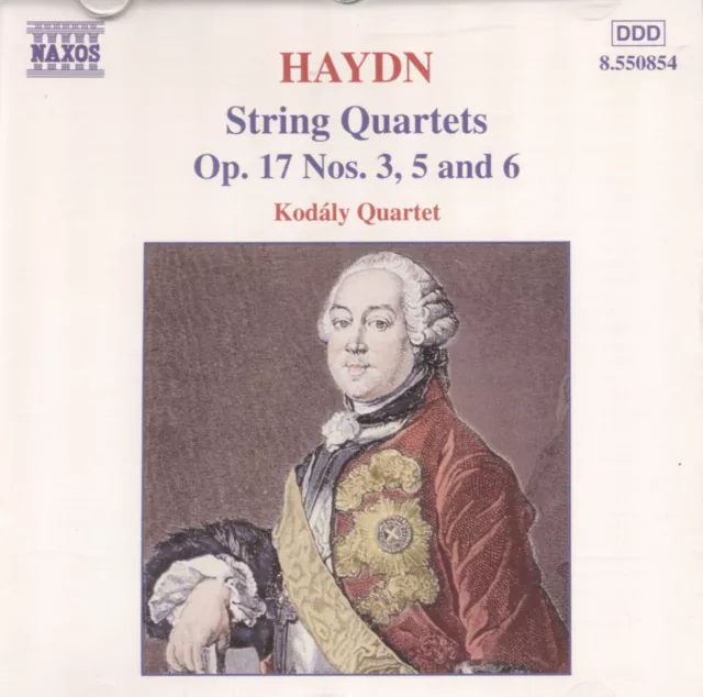 Joseph Haydn - String Quartets Op. 17 Nos. 3, 5, And 6 CD