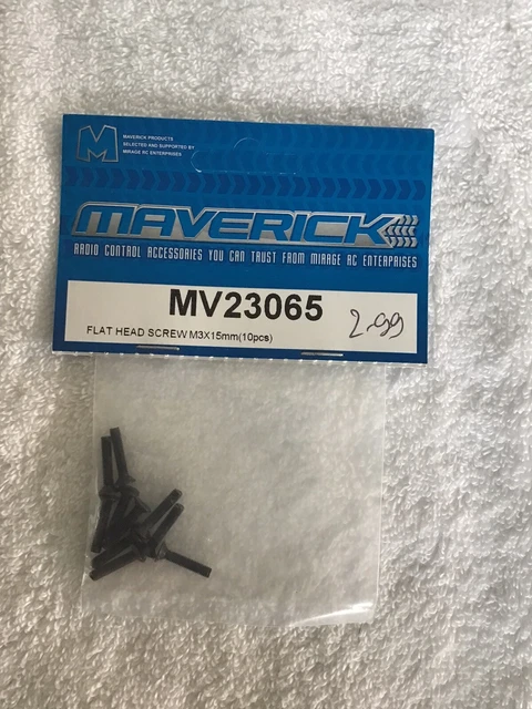 Maverick MV23065 Flat Head Screw M3x15mm (10 Pieces)