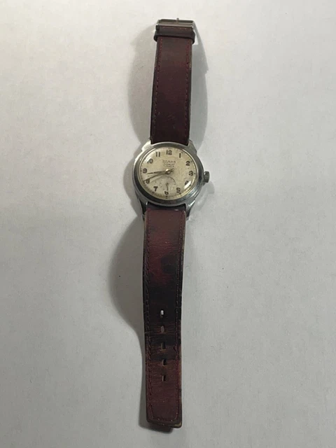 Montre Mécanique Vintage TYLEX 17 Rubis - Boîtier Et Bracelet Doré, Antimagnétique, Fonctionne