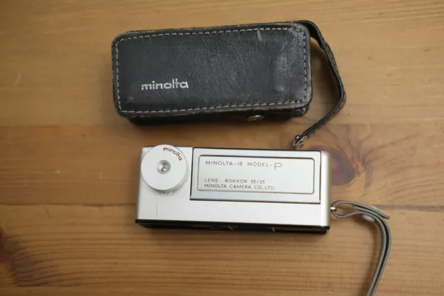 Minolta 16 model p Micro/spy camera 25mm 3.5