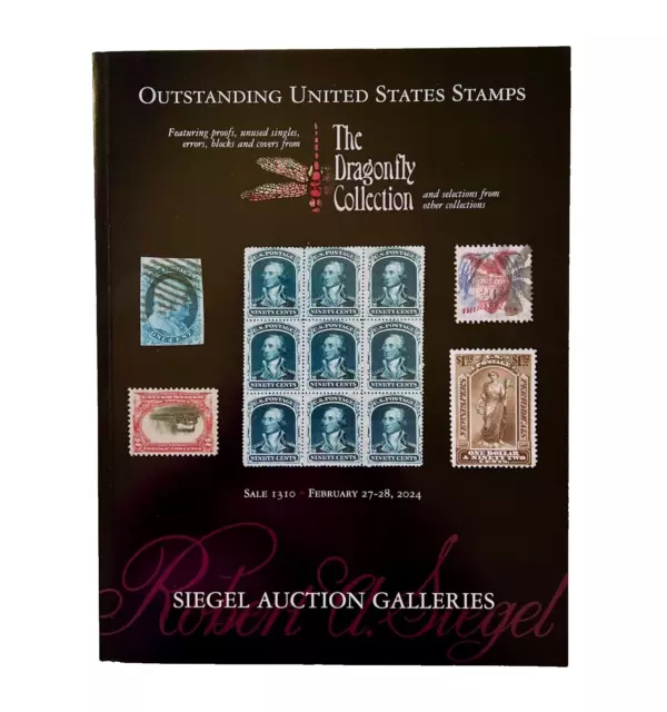 2024 Robert Siegel Auction Catalog Dragonfly Collection Outstanding US Stamps