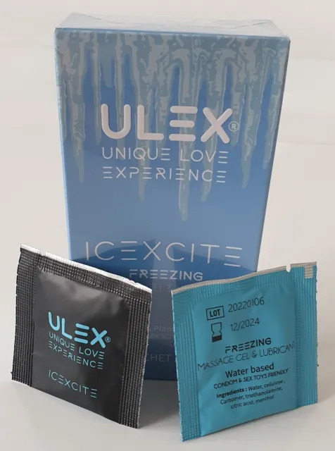 Ulex Icexcite - Gel de massage Lubrifiant stimulant Sensuel à base d'eau.
