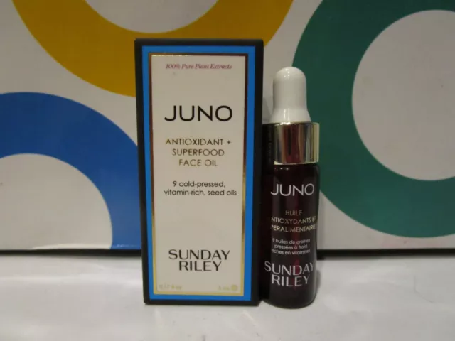 Sunday Riley ~ Juno Antioxidant + Superfood Face Oil ~ 0.17 Oz