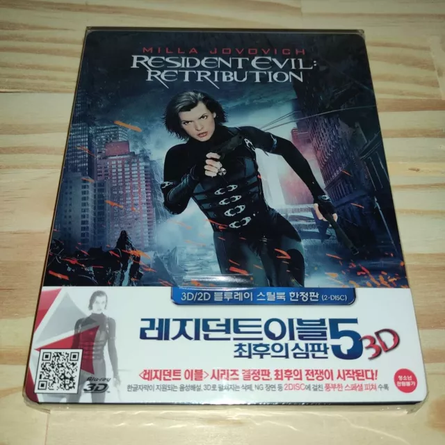 Resident Evil: Retribution 3D Steelbook [Blu-ray 3D + 2D] - NEUF