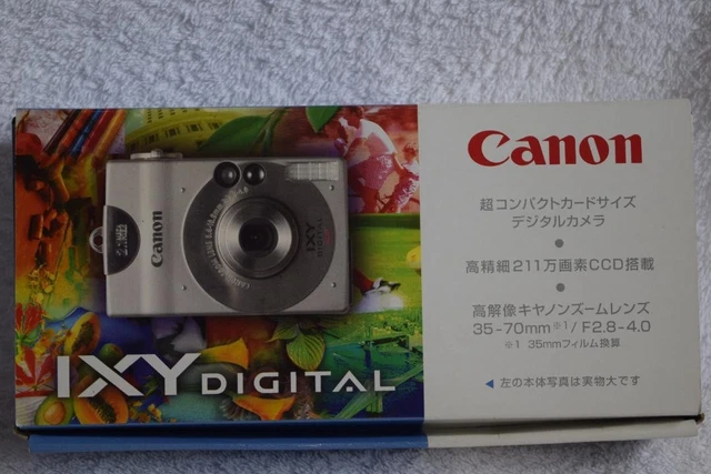 CANON IXY DIGITAL PC1001 +パソコン接続キットPK400 Canon IXY DIGITAL PC1001 バッテリー、充電器、CF付 - メルカリ