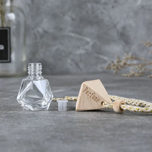 Flacone Profumo Auto Trasparente Olio Essenziale Diffusore Accessori Auto