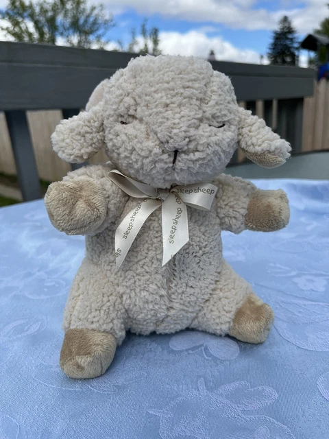 SLEEP SHEEP By Cloud B soft plush soothing infant sounds baby crib toy 8"