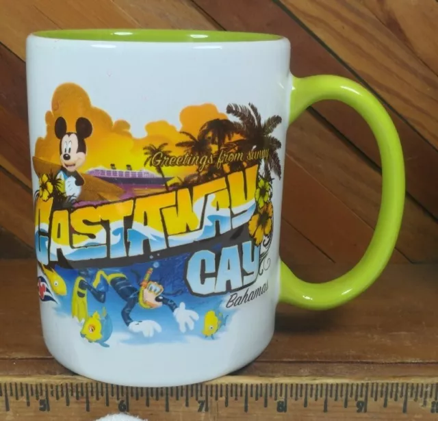 Disney Cruise Line Castaway Cay Bahamas Coffee Mug Cup