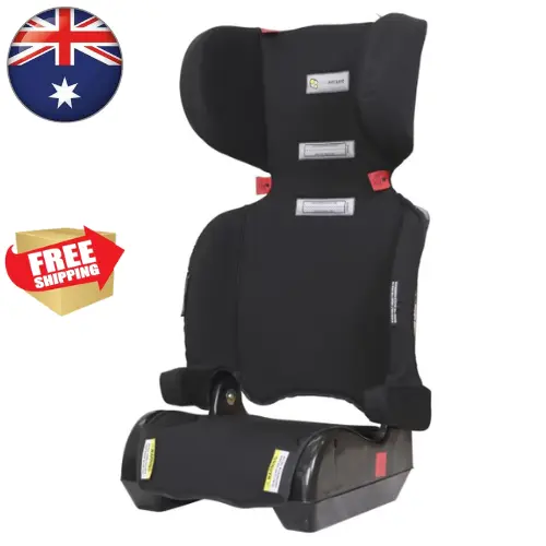 Infasecure Versatile Folding Booster Car Seat for 4 to 8 Years, Black (CS6013)*
