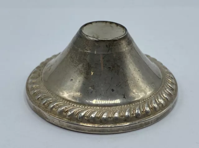 58 grams Sterling Silver Candle Holder Weighted Vintage Duchin Creation base Ag