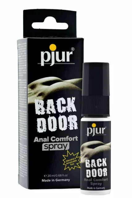 Spray anal Pjur Back Door 20 ml Sodomie Homme Femme Detente Relax Anus Fist fuck
