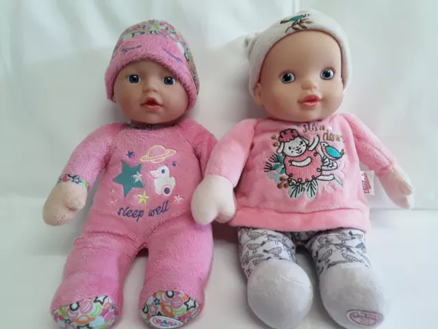 Baby Annabell Sweetie Doll & Baby Born Sleepy Doll For Little Hands Vgc