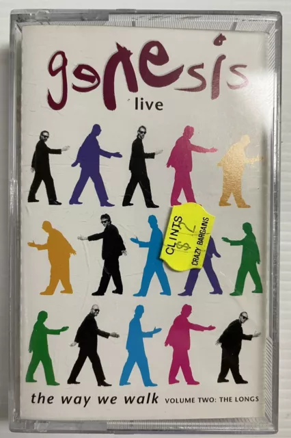 Genesis Live Walk This Way Vol 2 Music Cassette Tape GEN MC 5 Virgin 1993