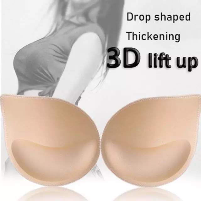 3D Lift Up Sponge Bra Pads For Bikini Women Underwear Pad SALE Inserts Bra K0H3