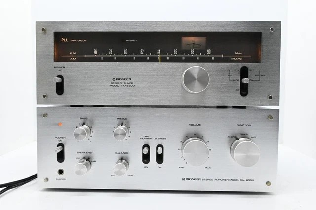 Pioneer SA-706 Amplifikatör TX-606 Tuner Vintage Set Pioneer SA-706 Amplifikatör TX-606 Tuner Vintage Set