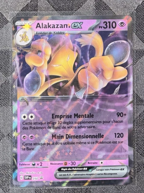 Pokemon Alakazam ex - 050 - Scarlet & Violet Black Star Promo - Carte Holo Foil